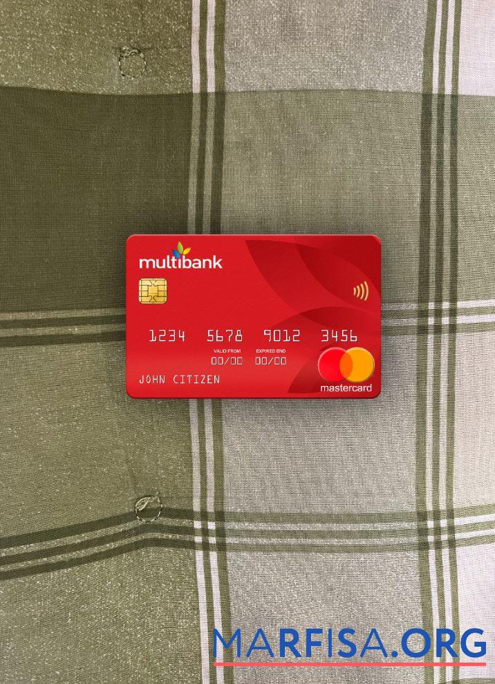 Realistic Panama Multibank mastercard photolook front sample